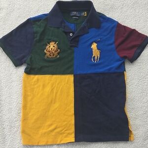 Polo by Ralph Lauren Multicolor Polo Shirt Medium
